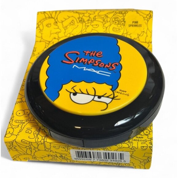 MAC x The Simpsons Powder Blush – Pink Sprinkles 💗 Marge Edition NIB - Picture 2 of 3